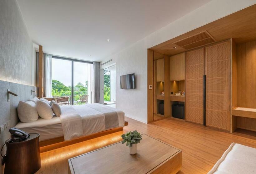 Cameră Deluxe cu Priveliște către Piscină, Riva Vista Riverfront Resort Chiangrai