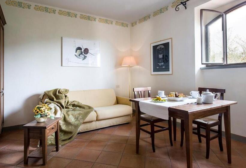 Апартаменты 1 Спальня Вид на Бассейн, B&b Ponte A Nappo San Gimignano