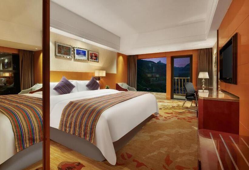 اتاق لوکس با تخت بزرگ, Howard Johnson Tianyuan Resort Jiuzhaigou
