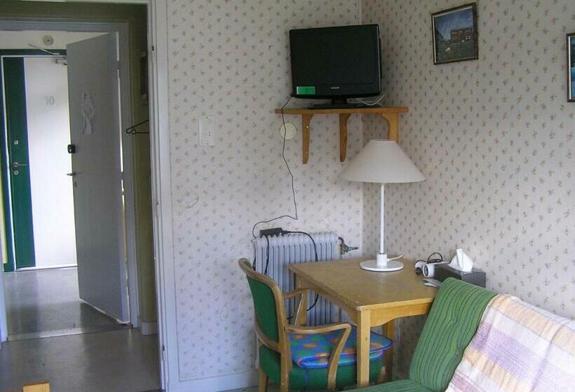 Quarto Estandar Individual Banheiro Compartilhado, Fredrika Hotell Jakt&fiskecamp