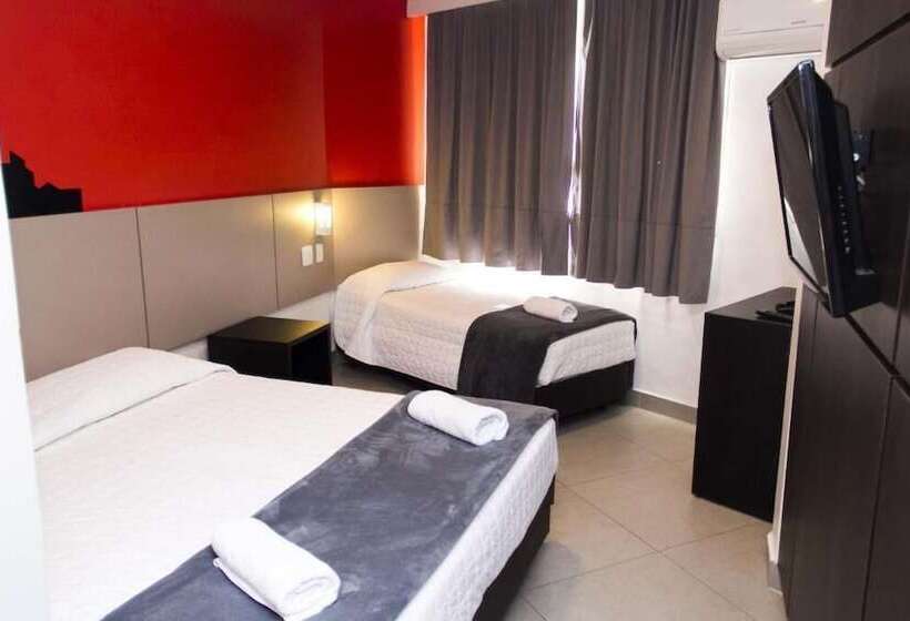 Трехместный Номер Deluxe, Minuano Hotel Express Próx Orla Lago Guaíba, Mercado Público, 300 M Rodoviária