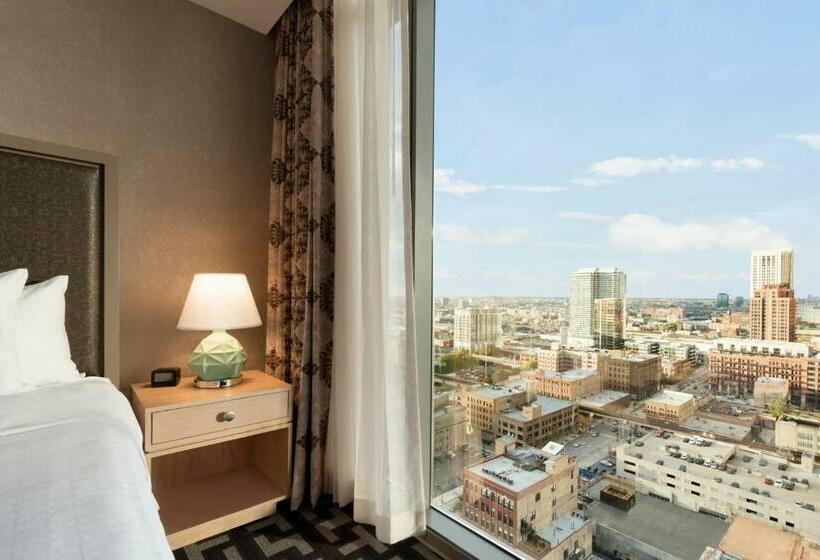 Estúdio standard Cama King, Homewood Suites By Hilton Chicago West Loop Fulton Mkt Area