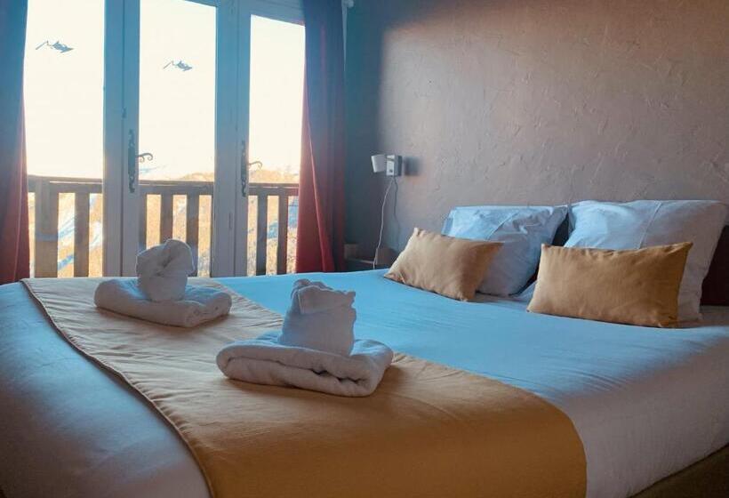 Апартаменты 1 Спальня с Видом, Chalet Hôtel Les Blancs