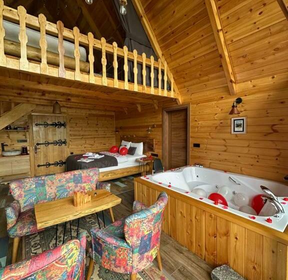 اتاق استاندارد با تراس, Dağlara Bungalov