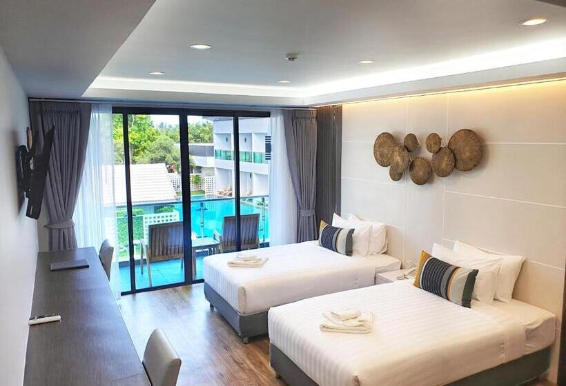 Номер Deluxe Вид на Бассейн, Chaolao Cabana Resort