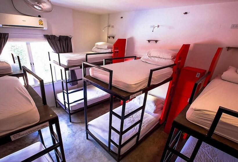 Кровать в Общей Комнате, Mad Monkey Chiang Mai   Hostel