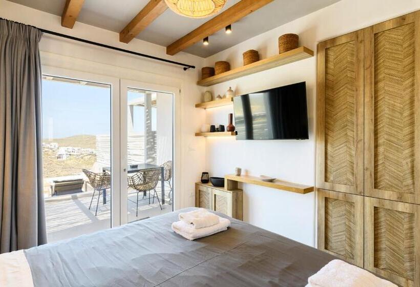 سوییت با چشمانداز دریا, Sea Rock & Sky Private Mykonos Residence