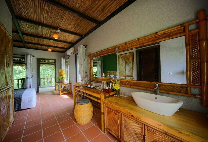 اتاق سوپریور با چشم‌انداز باغ, Mai Chau Ecolodge
