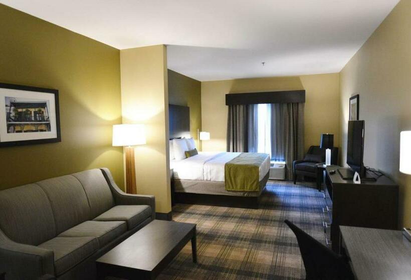 キングサイズベッドのスイートルーム, Best Western Plus New Orleans Airport