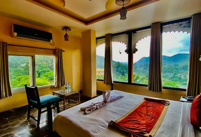 Вилла 1 Спальня Вид на Сад, Udai Valley Resort  Top Rated Resort In Udaipur With Mountain View