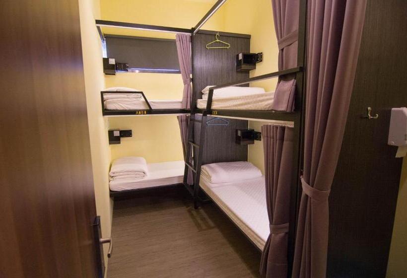 اتاق استاندارد سه تخته با سرویس بهداشتی مشترک, Backpackers Hostel   Taipei Changchun