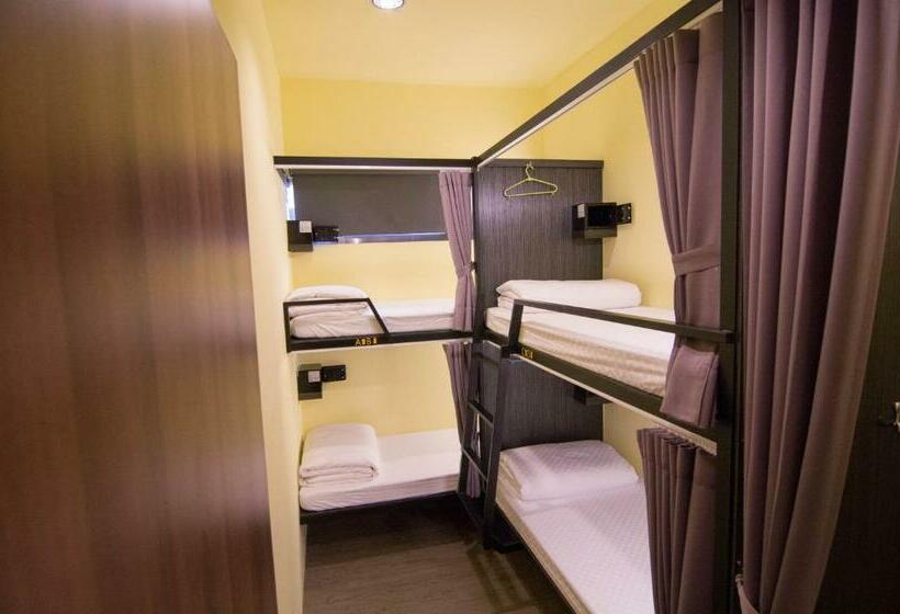 اتاق استاندارد چهارنفره با سرویس بهداشتی مشترک, Backpackers Hostel   Taipei Changchun