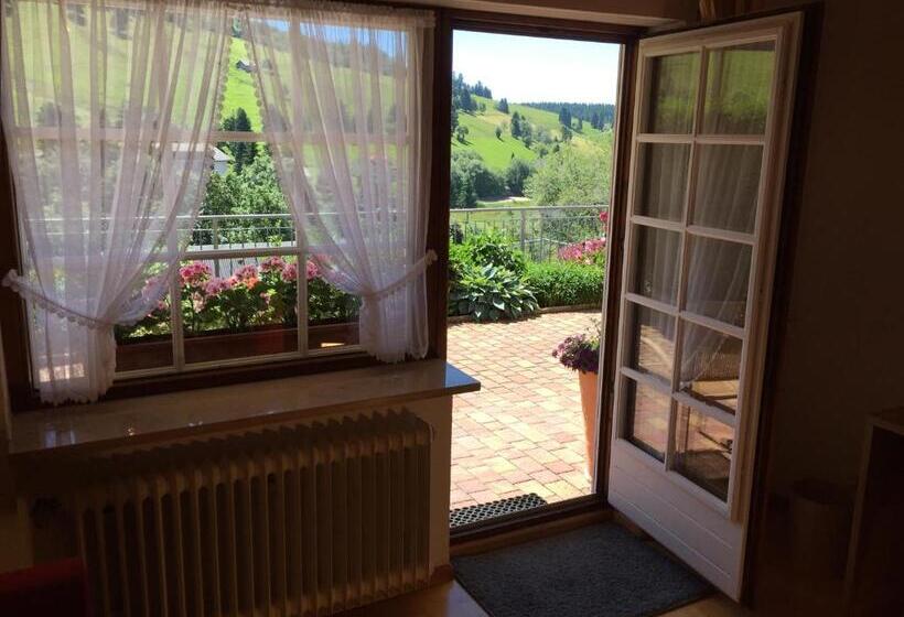 Апартаменты 1 Спальня с Террасой, Pension Glöcklehof