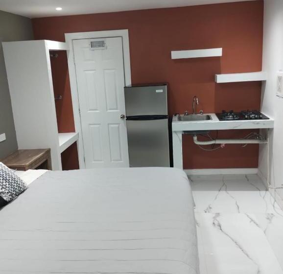 １ベッドルームアパートメント, Habitacion Sencilla Cama Ks Y Baño