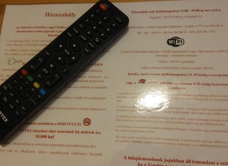 اتاق استاندارد, Kispipa Panzió