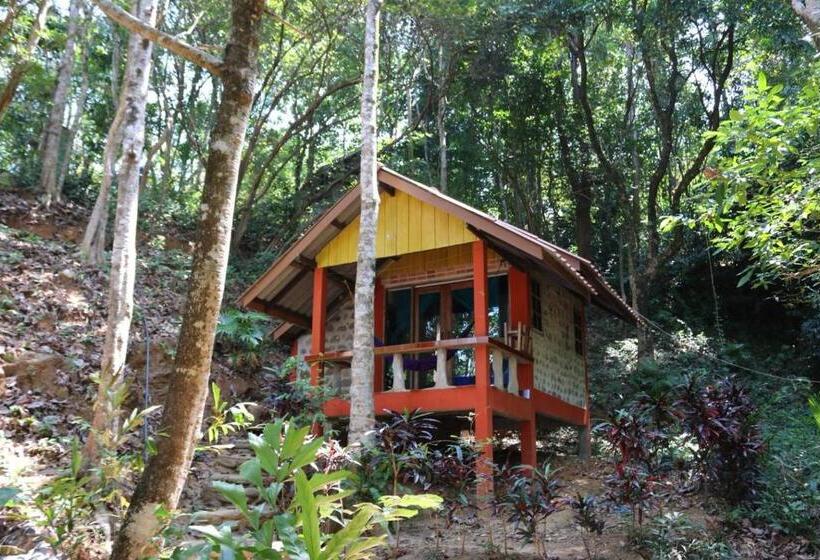 اتاق استاندارد با چشم‌انداز دریا, Hornbill Bungalow Koh Chang Ranong