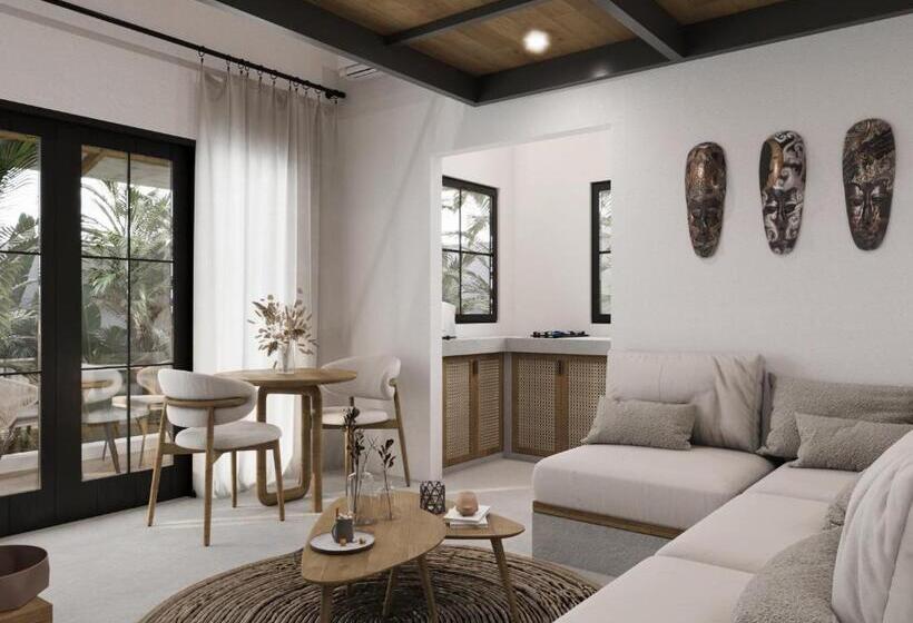 침실 1개 테라스 아파트, Sarang Apartments By Evdekimi Ubud