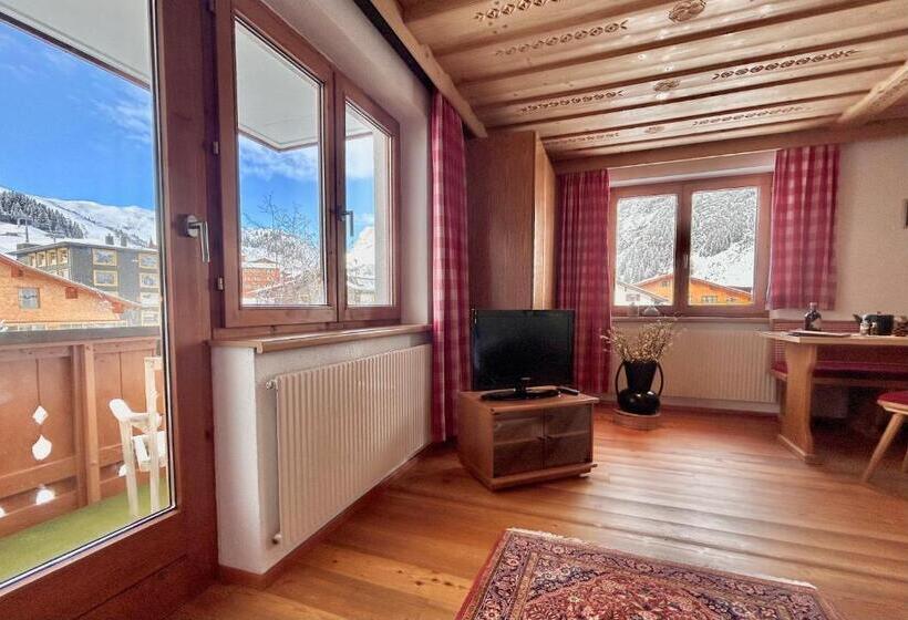 اتاق خانوادگی با چشم‌انداز کوه, Haus Wallis By Stayfritz   Ski In Ski Out Zimmer  Garni  Am Arlberg