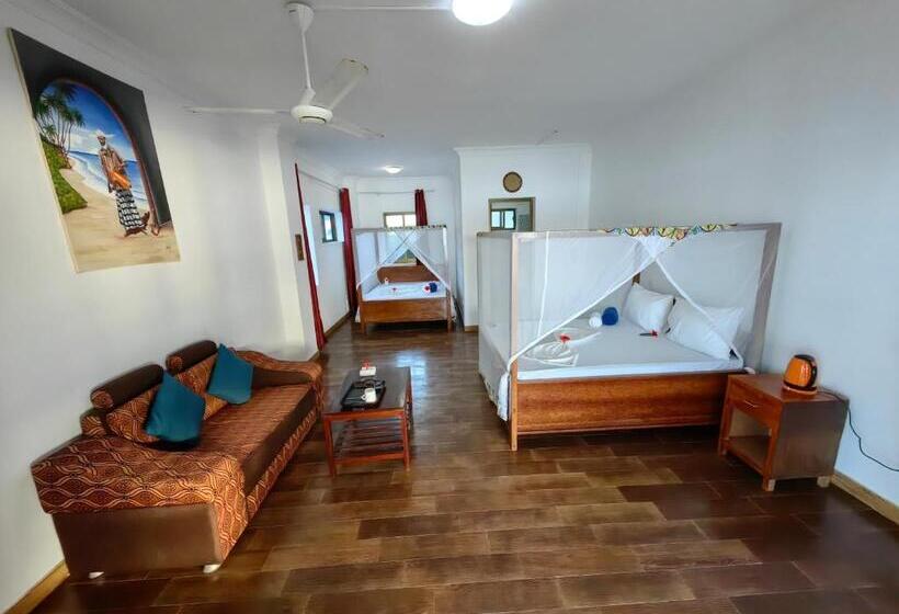 اتاق استاندارد با چشم‌انداز دریا, Blue Tides Hotel & Restaurant