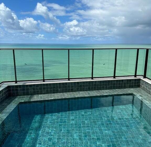带1个卧室的带海景的公寓, Boa Viagem Beach 502