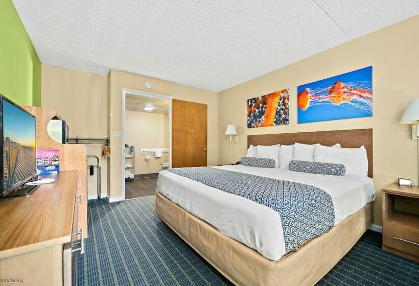 身障者適用キングサイズベッドルーム, Harris House By The Beach