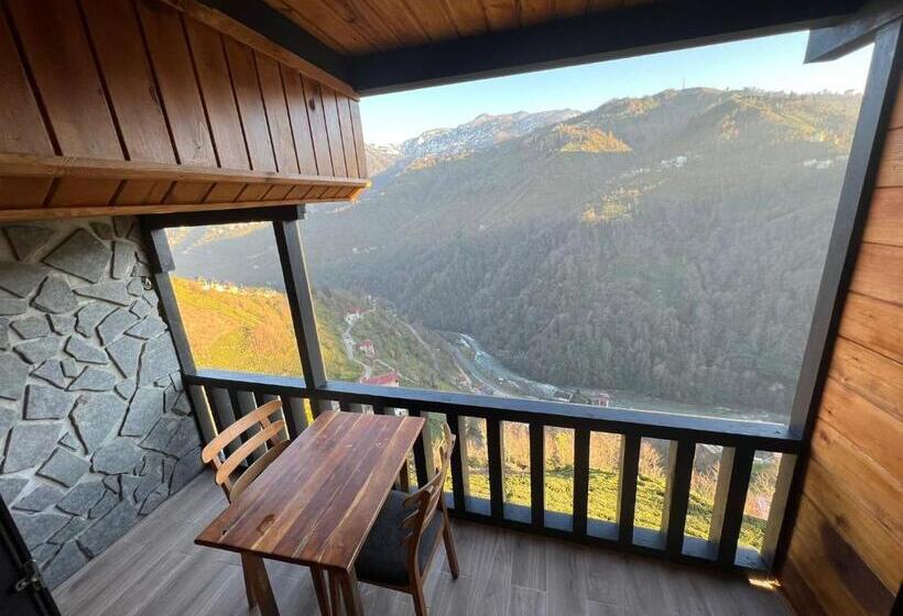 带观景的豪华间, Peruma Otel Bungalov