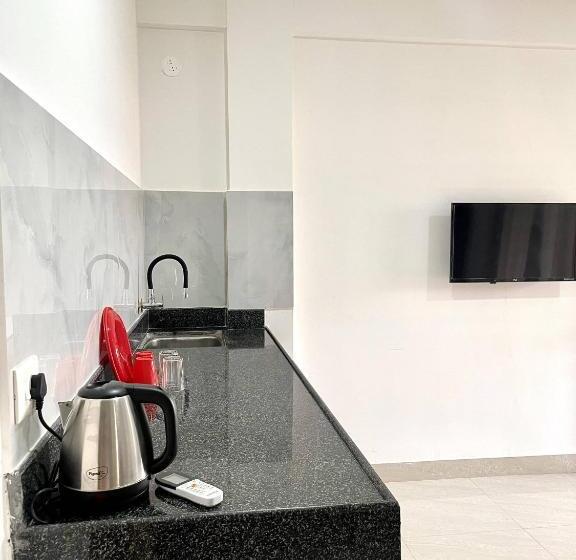 اتاق استاندارد با تخت بزرگ, Kiara Studio Apartment Assagao   Goaround Homes