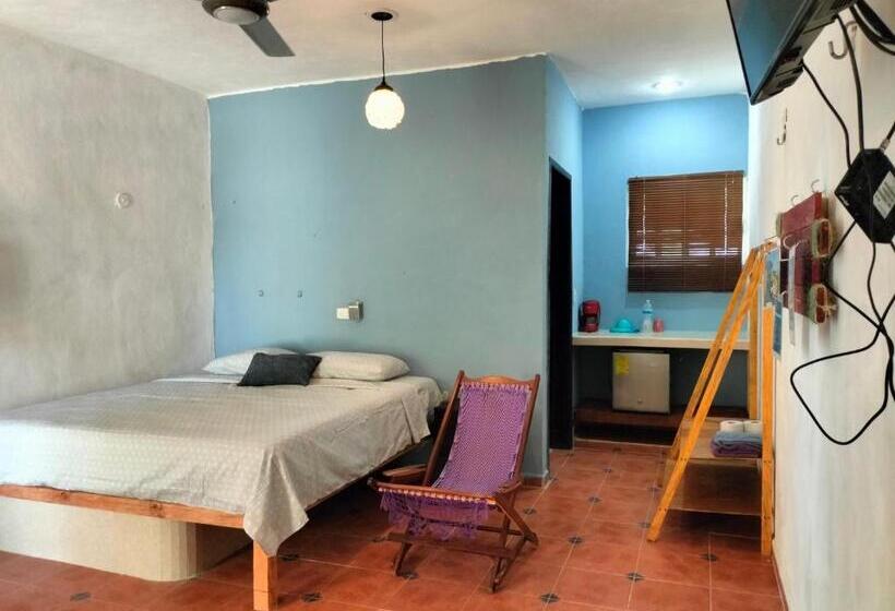 اتاق استاندارد با تخت بزرگ, Villa Gabriela Celestún  Hotel & Restaurant