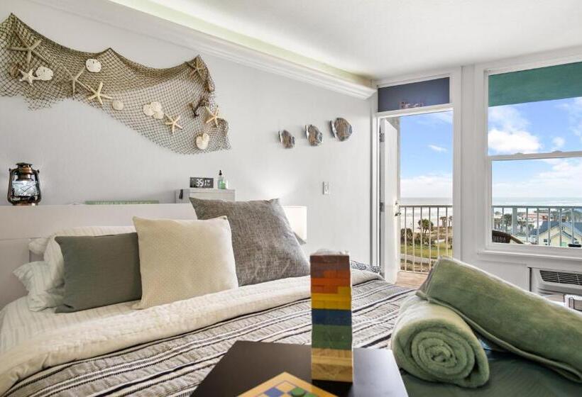 استودیو استاندارد با بالکن, Open For 2025 Speedweeks Daytona 500   Beachfront Studio   Private Balcony With Ocean View   Pool