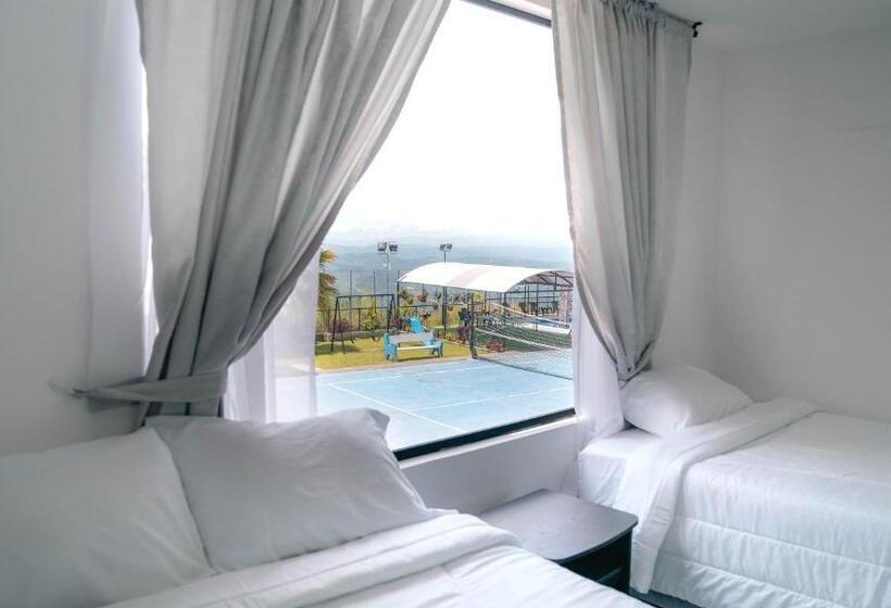 Номер Стандарт 2 Двуспальные Кровати, Finca Hotel Los Alpes