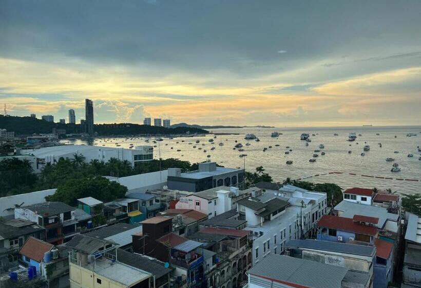آپارتمان 1 خوابه با چشم‌انداز دریا, Pattaya Beach Condo