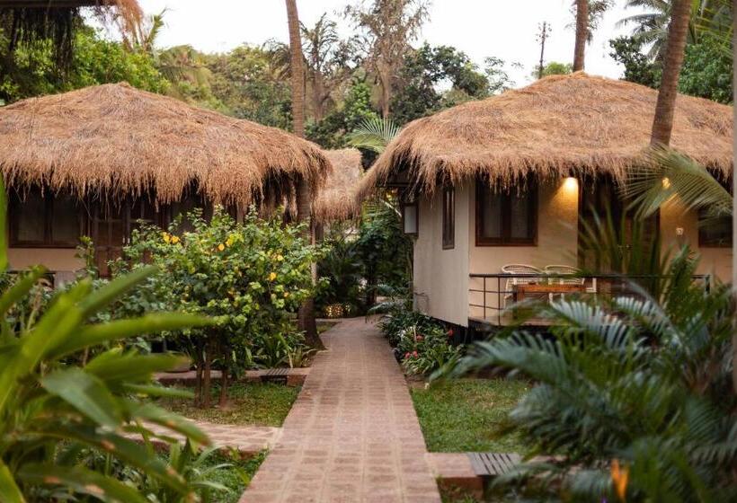 标准间侧面带海景, Anahata Retreat Ashvem Goa