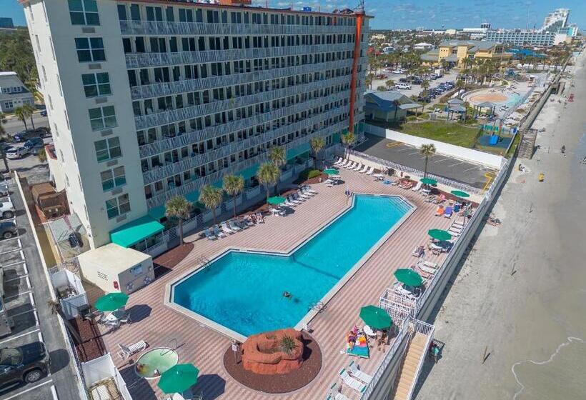استودیوی استاندارد با چشم‌انداز دریا, Hbr Direct Oceanfront Condo, Daytona Beach, Sleeps 4