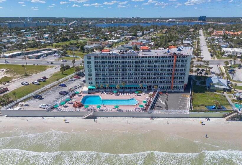 استودیوی استاندارد با چشم‌انداز دریا, Hbr Direct Oceanfront Condo, Daytona Beach, Sleeps 4