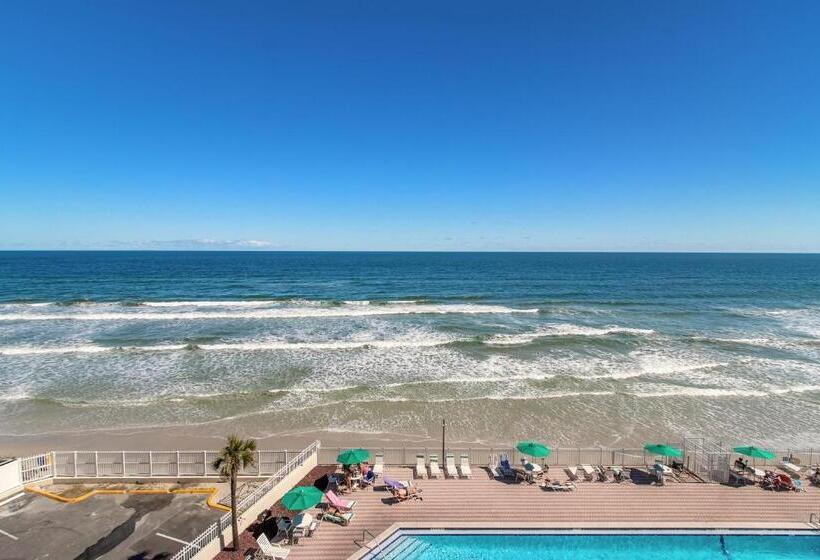 استودیوی استاندارد با چشم‌انداز دریا, Hbr Direct Oceanfront Condo, Daytona Beach, Sleeps 4
