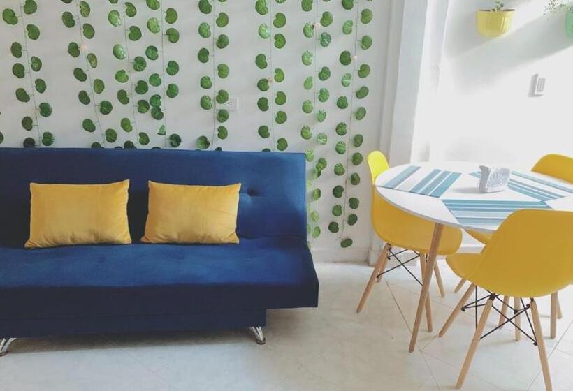 Апартаменты 1 Спальня, Habitacion Privada En Jardin Cerca Al Parque