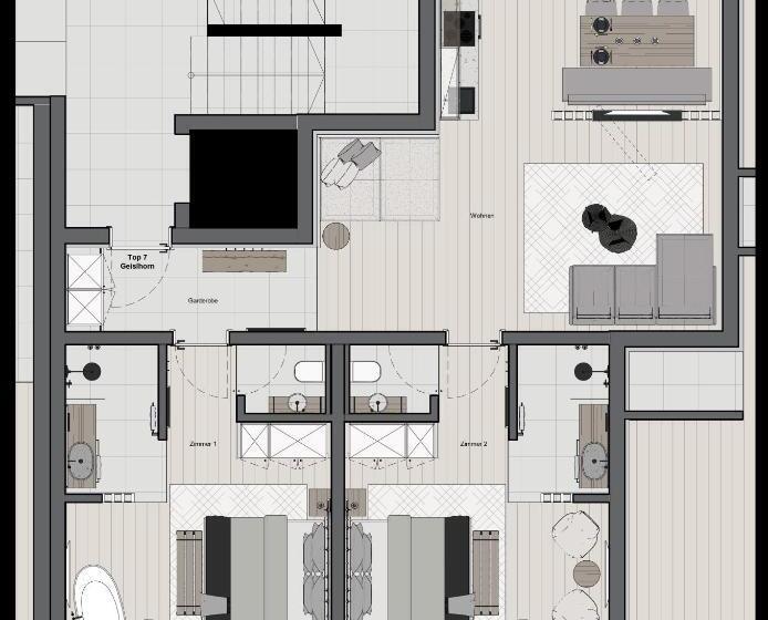 Апартаменты Deluxe 1 Спальня, Jaggling Appartements