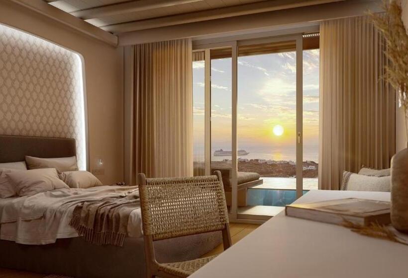 Полулюкс с Бассейном, Nomia Sunset Suites Mykonos