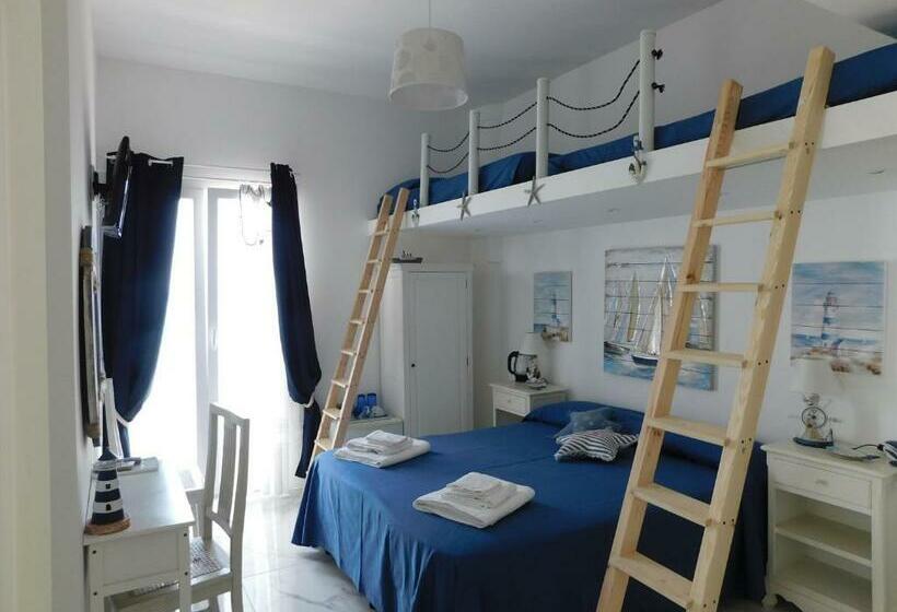 اتاق سوپریور با چشم‌انداز دریا, La Battigia B&b