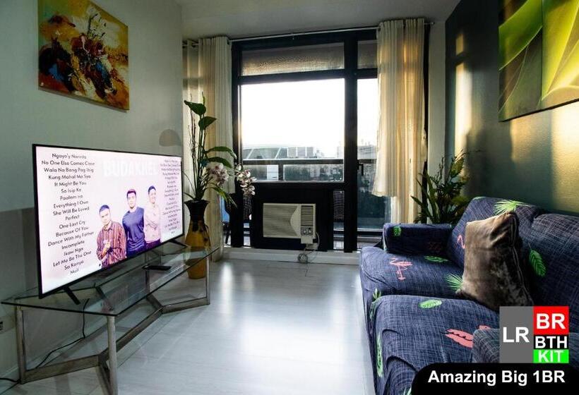 آپارتمان 1 خوابه با چشم‌انداز باغ, Siglo Suites @ The Gramercy Residences