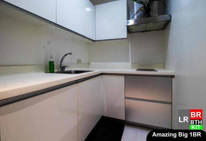 آپارتمان 1 خوابه با چشم‌انداز باغ, Siglo Suites @ The Gramercy Residences