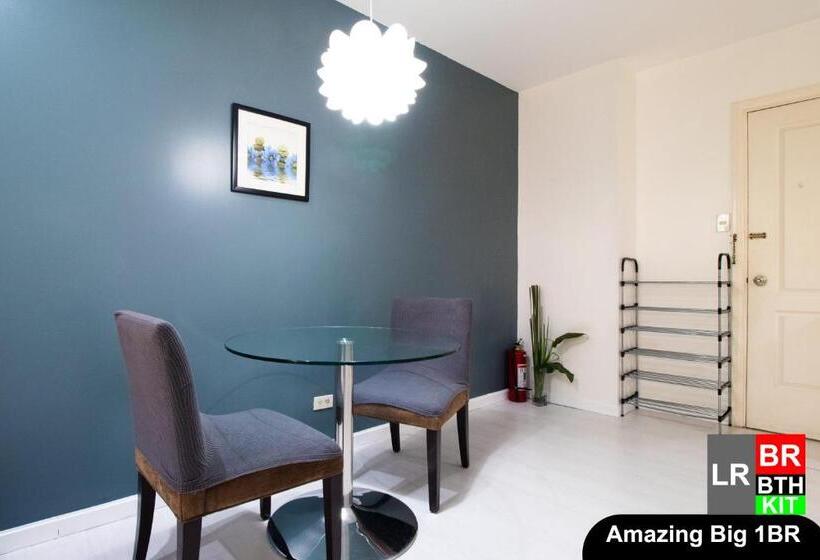 آپارتمان 1 خوابه با چشم‌انداز باغ, Siglo Suites @ The Gramercy Residences