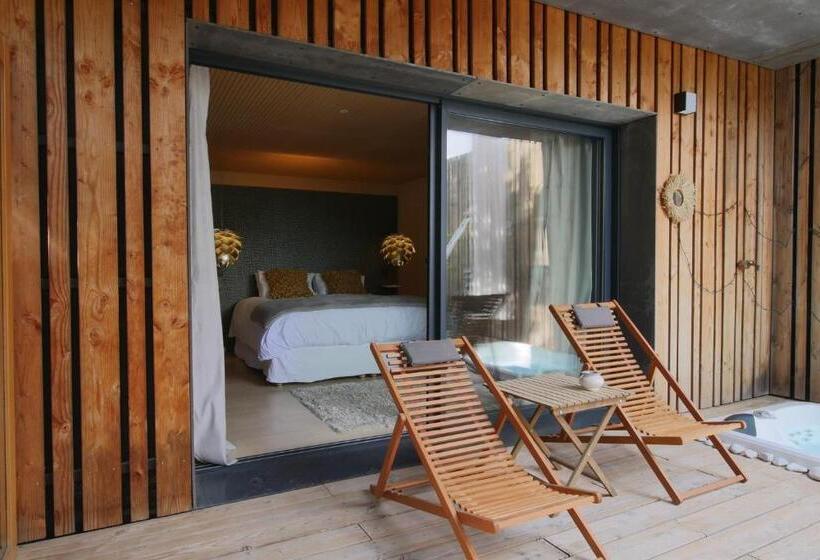 Стандартный Номер Кровать Кинг, Bien Loin D Ici Spa B&b