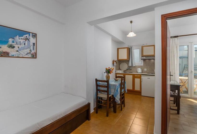 带1个卧室的公寓, Tilemachos Rooms & Studios