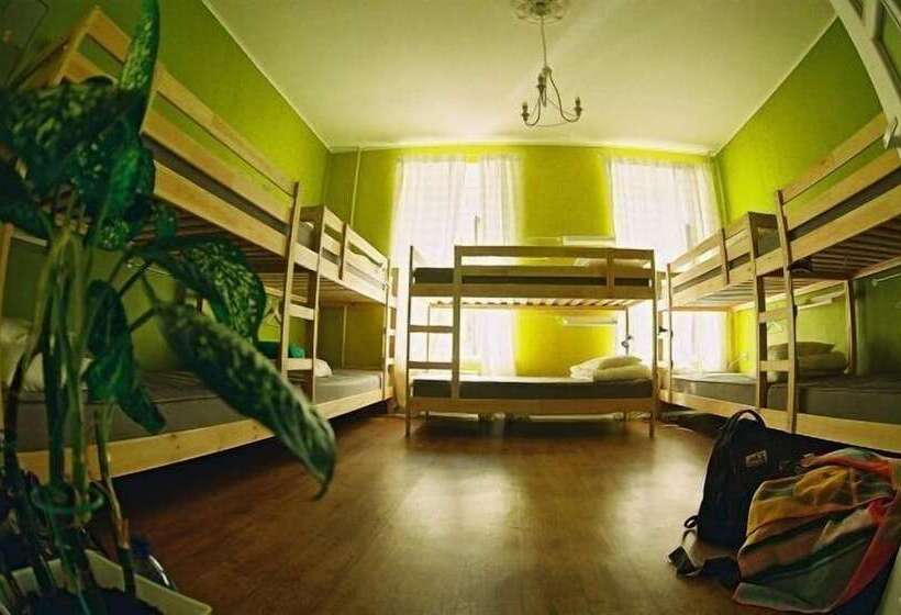 سرير فى غرفة مشتركه, Old Flat Hostel Na Sovetskoy
