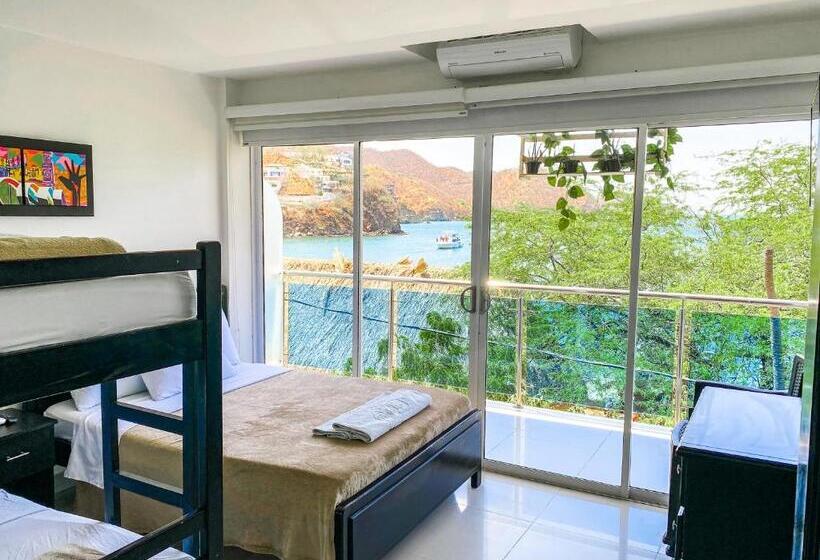 اتاق خانوادگی با چشمانداز دریا, Hostal Viña Del Mar