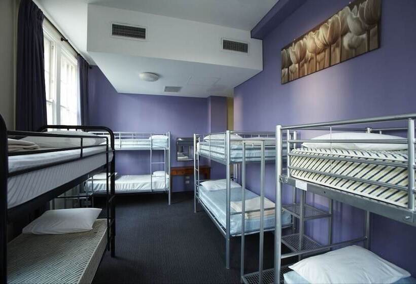 공용 욕실 구비 공동 객실 내의 침대, Big Backpackers Hostel