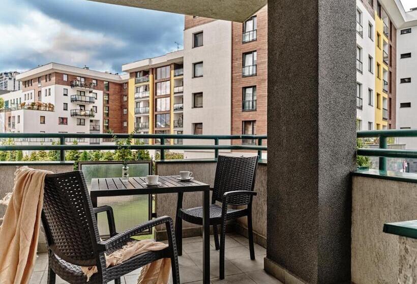 １ベッドルームのデラックスアパートメント, Apartamenty Media Park
