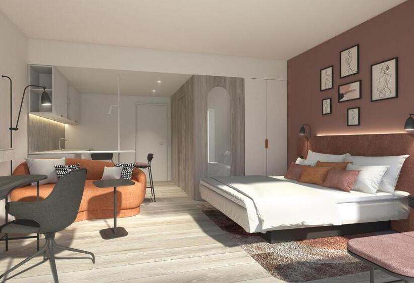 스탠다드 스튜디오 퀸 침대, Residence Inn By Marriott Copenhagen Nordhavn