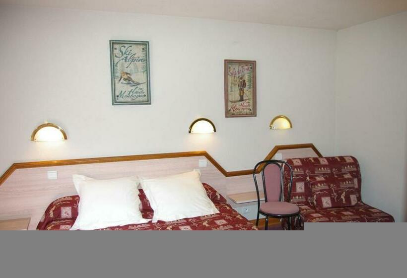 标准三人间, Hôtel Du Glacier Des Evettes